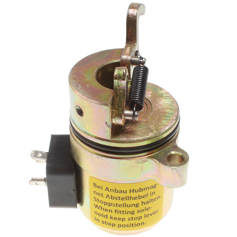 Fuel Shut Off Solenoid for DEUTZ BF4M1011F Bobcat Skid Steer Loader 863 873