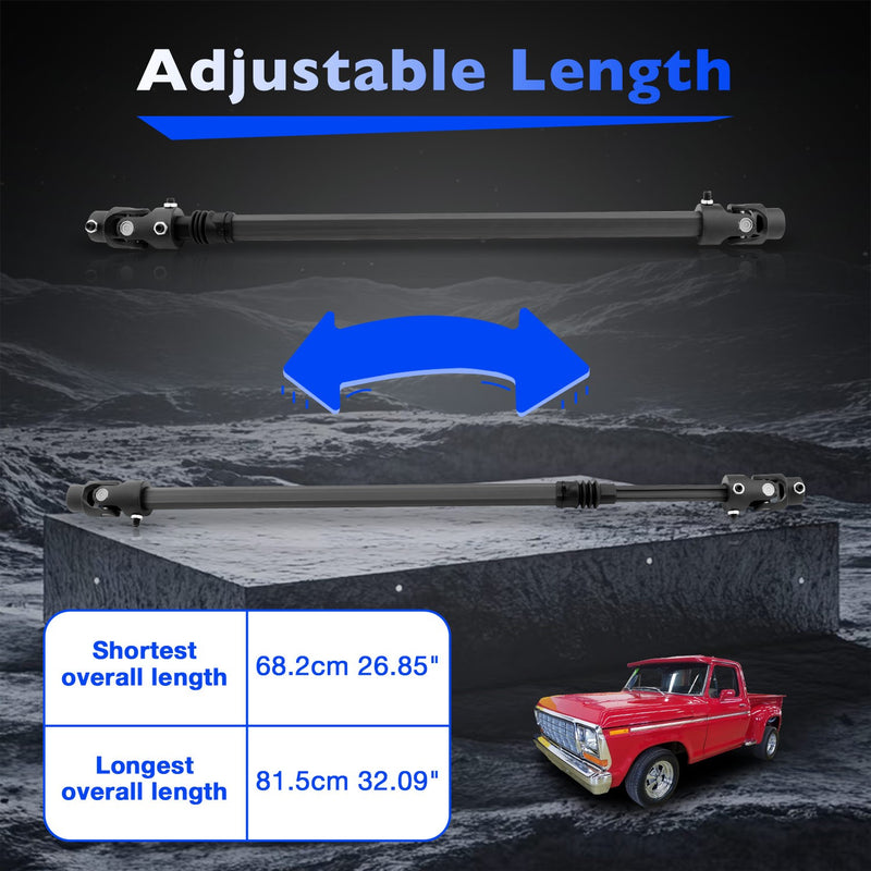 000970 Telescopic Steering Column Shaft for Ford F100 F150 F250 F350 1970-79