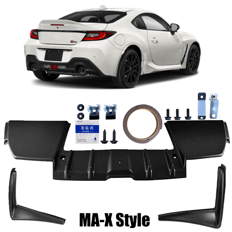 DURAFORCE MA-X Style Rear Bumper Lower Diffuser Lip for 2022-2025 Subaru BRZ for Toyota