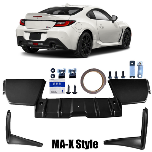 DURAFORCE MA-X Style Rear Bumper Lower Diffuser Lip for 2022-2025 Subaru BRZ for Toyota