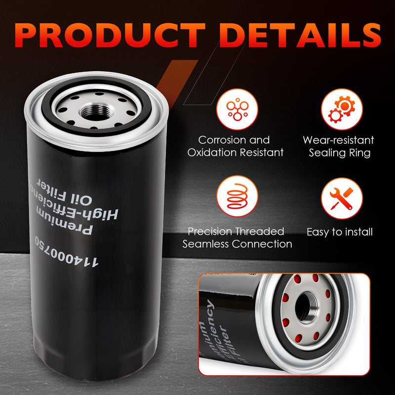 114000750 Oil Filter for GM Chevy CMC 2020 and Newer 6.6L Duramax L5P Engine