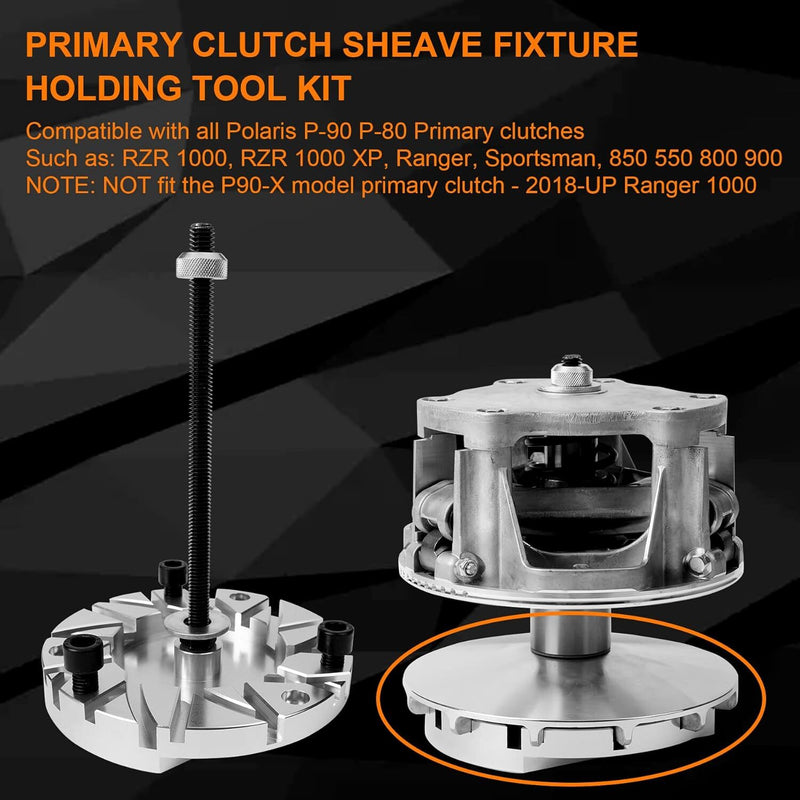 Primary Clutch Fixing Fixture Tool Kit For Polaris P85 P90 RZR Sportsman 570 800