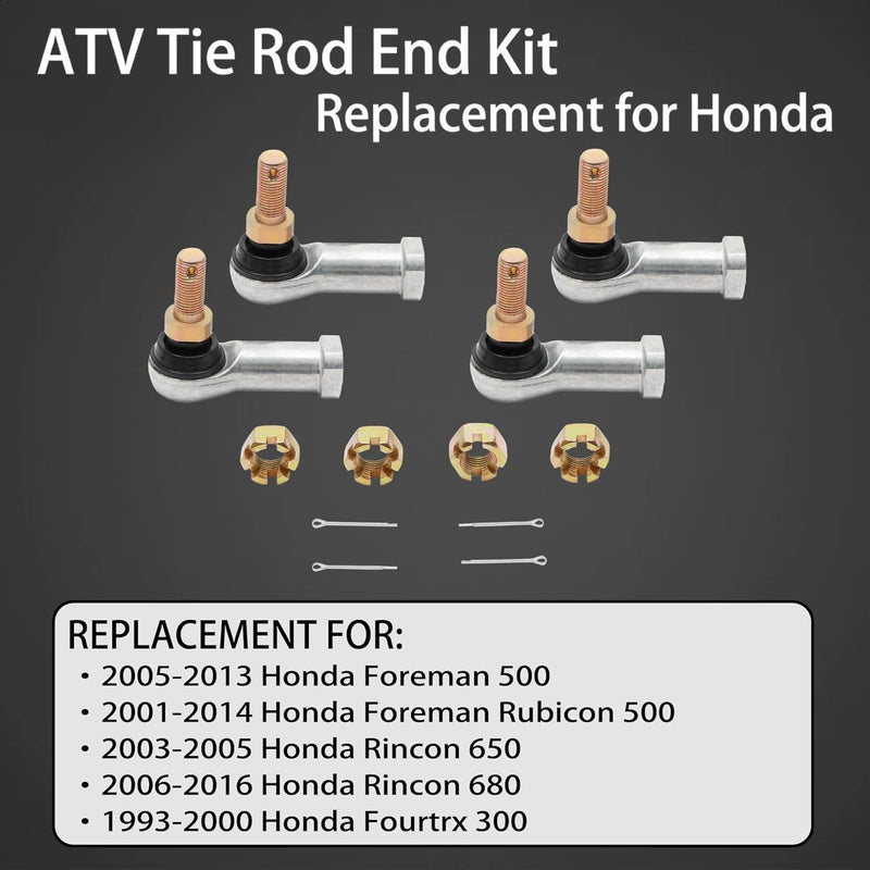 Tie Rod End Kit Ball Joint Set for Honda Foreman Rincon 500 650 680 1993 2016