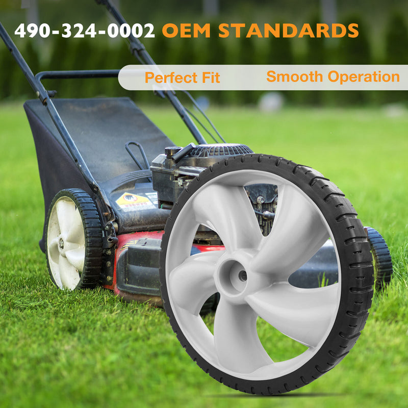 4903240002 12 Inch Rear Mower Wheels For Craftsman Poulan Husqvarna TroyBilt