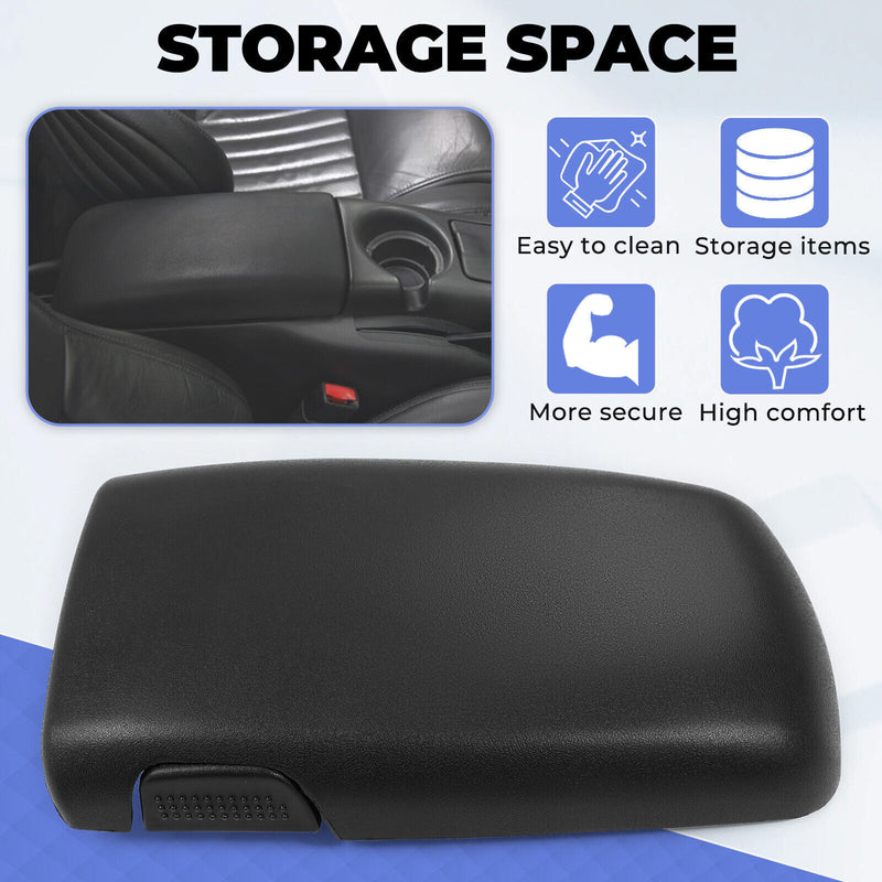 Console Door Lid Armrest 10421355 Ebony Black For Camaro Firebird 1997 2002