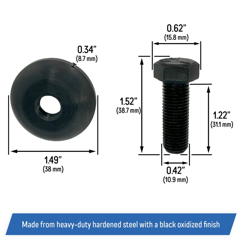 Blade Bolt and Washer Assembly for Husqvarna Poulan Roper Craftsman 532193003 4 Pack