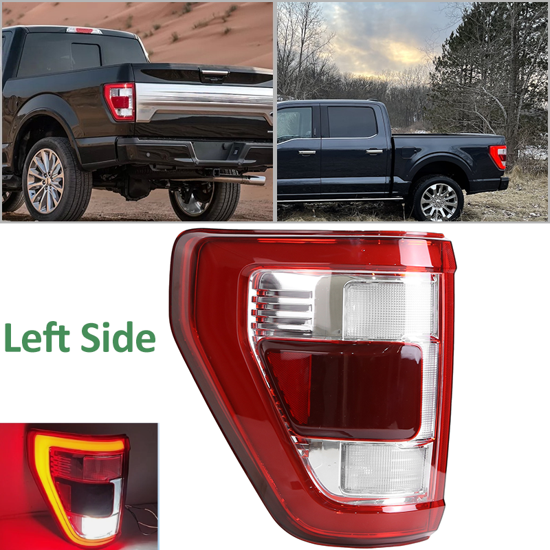 DURAFORCE For Ford F-150 2021 2022 2023 LED Rear Tail Light Lamp w/ Blind Spot Left Side