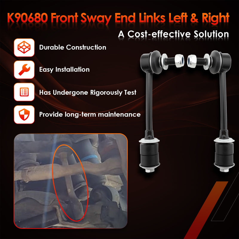 Left Right Front Sway Bar Stabilizer Links For Toyota Tundra Sequoia 00 07 2