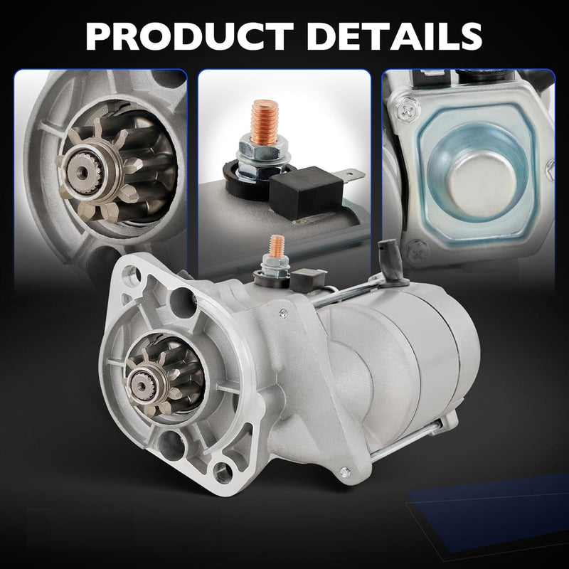 410-52302 Starter Motor 12V 1KW for Kubota L2050 L225 L2350 L235 Compact Tractor