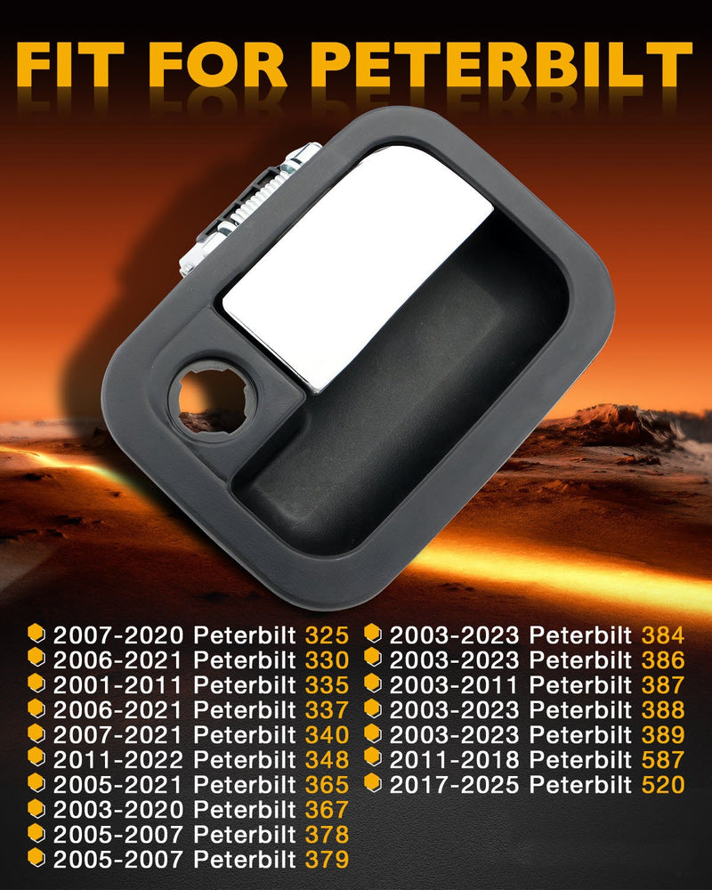 Exterior Door Handle Passenger Front Right Side for Kenworth Peterbilt 2005-2025