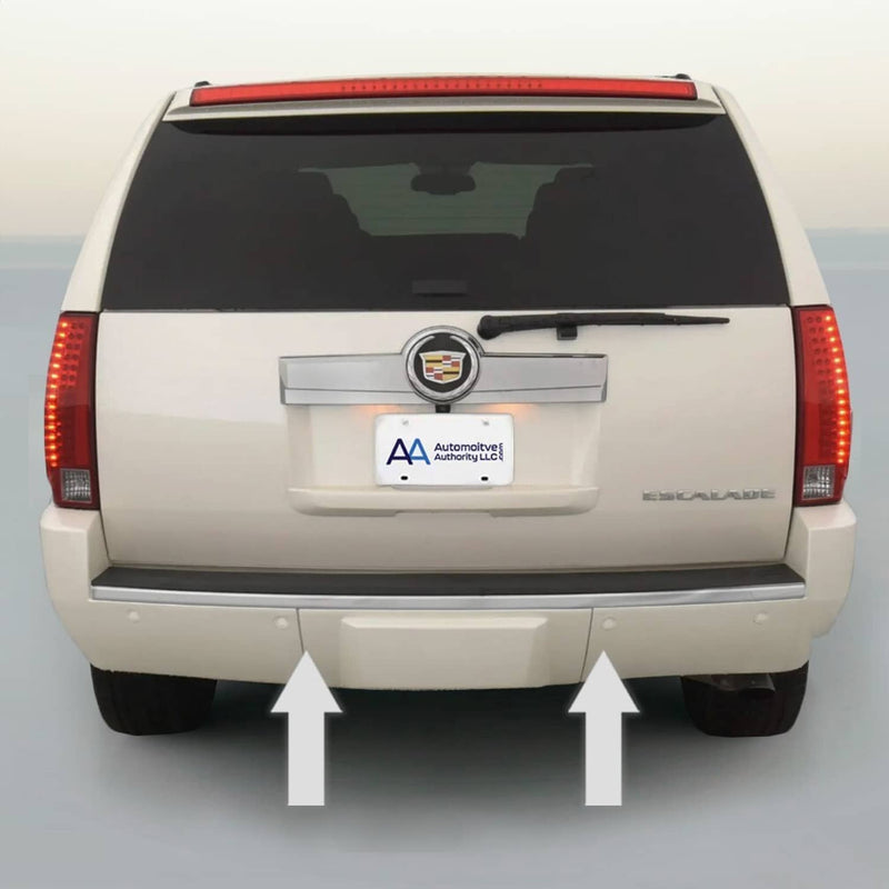 DURAFORCE Chrome Rear Bumper Trim Molding Package Tailgate for Cadillac Escalade 07 14
