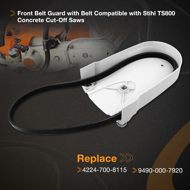 42247008115 Front Belt Guard with Belt Fit for Stihl TS700 Concrete Cut Off Saws
