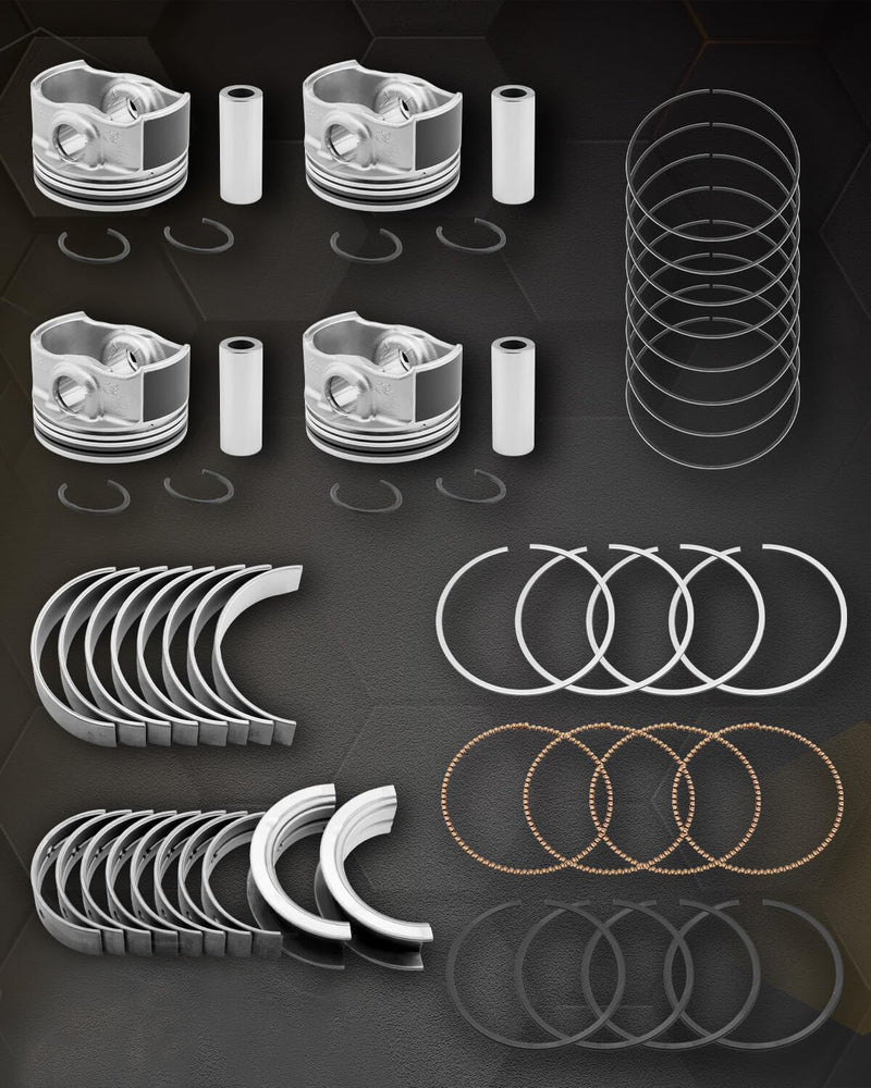 Head Gasket Piston Rings Timing Chain Kit for Chevy Sonic Cruze Buick 1.4L 11-16