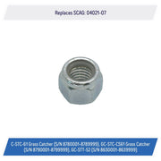 DURAFORCE Elastic Type Hex Lock Nut 1/2-13 Replacement for SCAG 04021-07