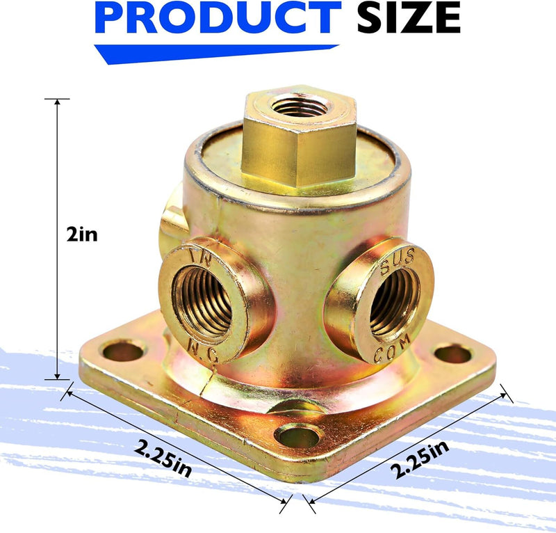 90554615 3 Way Pilot Valve Port for Trailer & Trucks Replaces Haldex