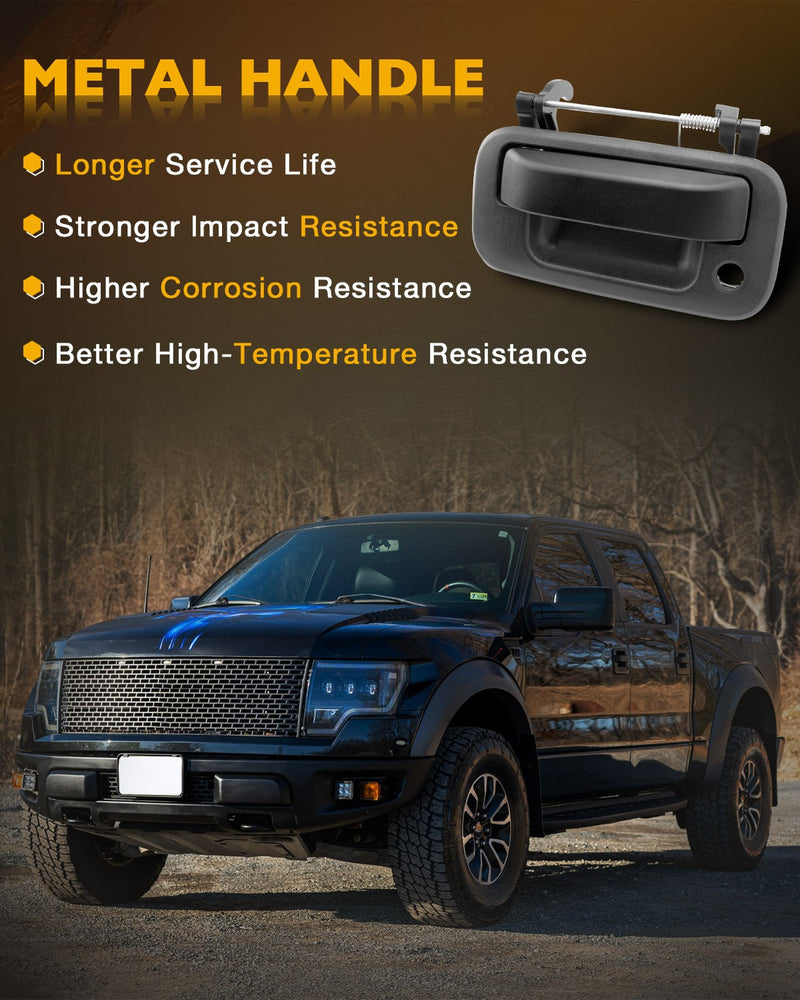 Metal Tailgate Handle Latch w Key Hole for Ford F150 F250 F350 Super Duty 04 16
