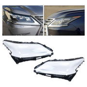 DURAFORCE Clear Left Right Replacement Headlight Lens Covers for Lexus LX570 2016 2019