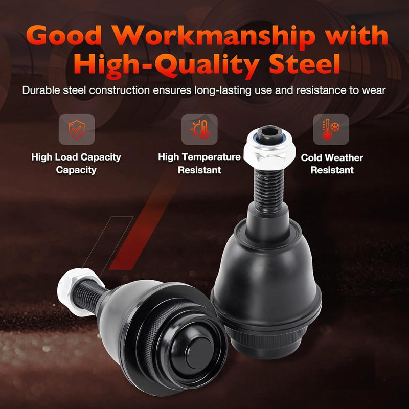 K500408 Front Lower Ball Joints for Silverado 1500 Sierra 1500 2014-2020 Pair