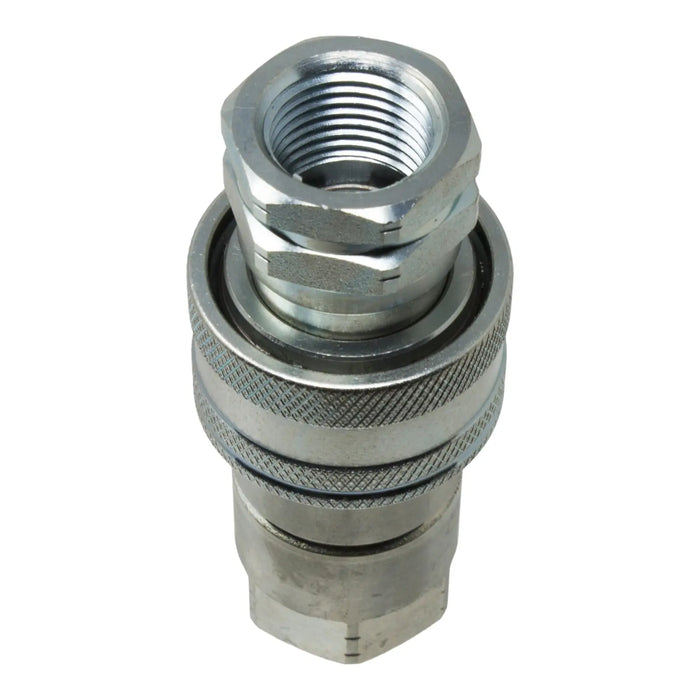 DURAFORCE 1/2" NPT Hydraulic Quick Connect Coupler Kit, Poppet Valve