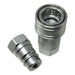 DURAFORCE 1/2" NPT Hydraulic Quick Connect Coupler Kit, Ball Valve