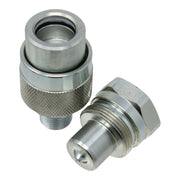 DURAFORCE C-604, 3/8" Male & Female Hydraulic Quick Coupler Set