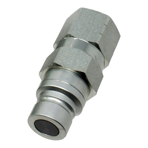 DURAFORCE 1/2" NPT ISO 16028 Flat Face Hydraulic Quick Connect Male Coupler