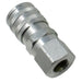DURAFORCE 1/2" NPT ISO 16028 Flat Face Hydraulic Quick Connect Female Coupler