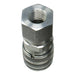 DURAFORCE 1/2" NPT ISO 16028 Flat Face Hydraulic Quick Connect Female Coupler DURAFORCE