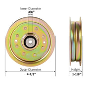 DURAFORCE 753-08171, Flat Idler Pulley for MTD