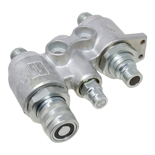 DURAFORCE 6678951, 4BD4FH Hydraulic Coupler Manifold Block Assembly