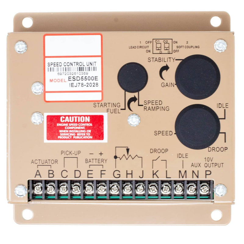 DURAFORCE ESD5500E, Speed Control Unit