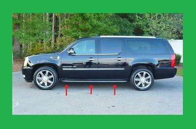 Universal 1 Inch Chrome Running Board Side Step Bar Molding Flexible ABS Trim