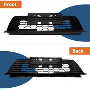 DURAFORCE Front Bumper Black Mesh Low Grill W/License Plate Bracket For 22-23 Honda Civic