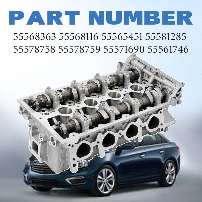 55568116 Cylinder Head Assembly for Chevy Cruze Sonic 1.8L L4 DOHC 2011-2018