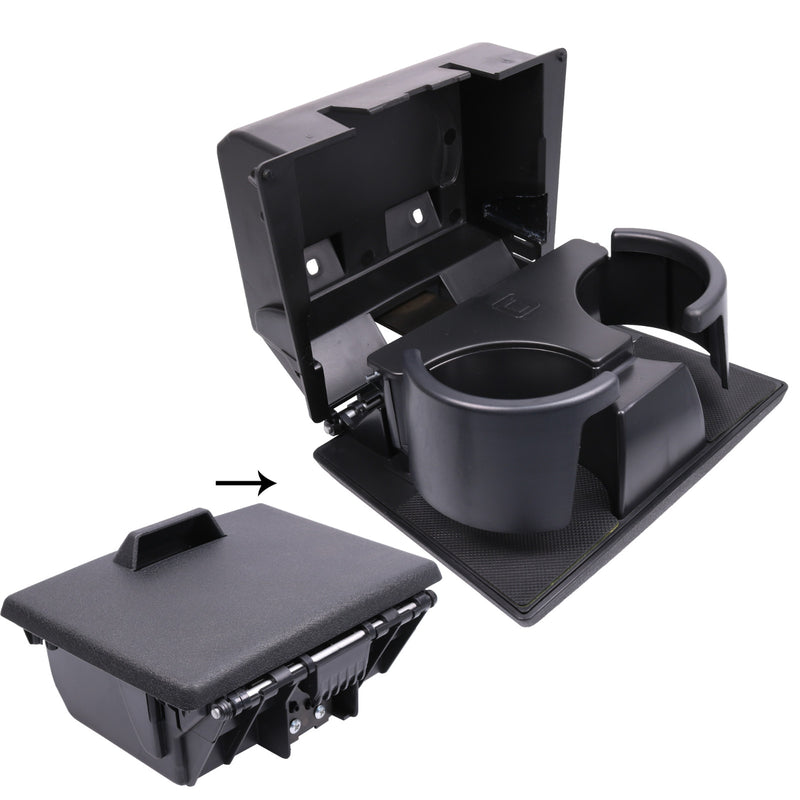 8C3Z2513562AF Black Front Dual Cup Holder for Ford F250 F350 F450 F550