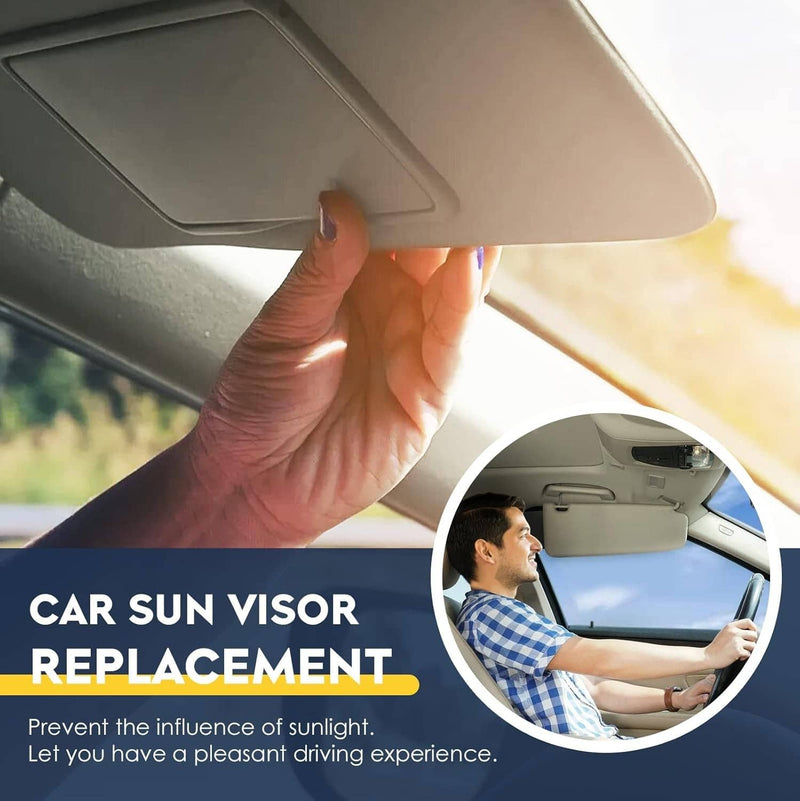 Sun Visor Left Driver Side with Light Mirror for Honda Accord 2008-2017 Beige