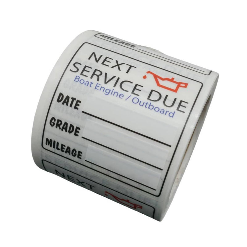 DURAFORCE 200 Pcs Oil Change Stickers Next Service Due Reminder Car Window Labels