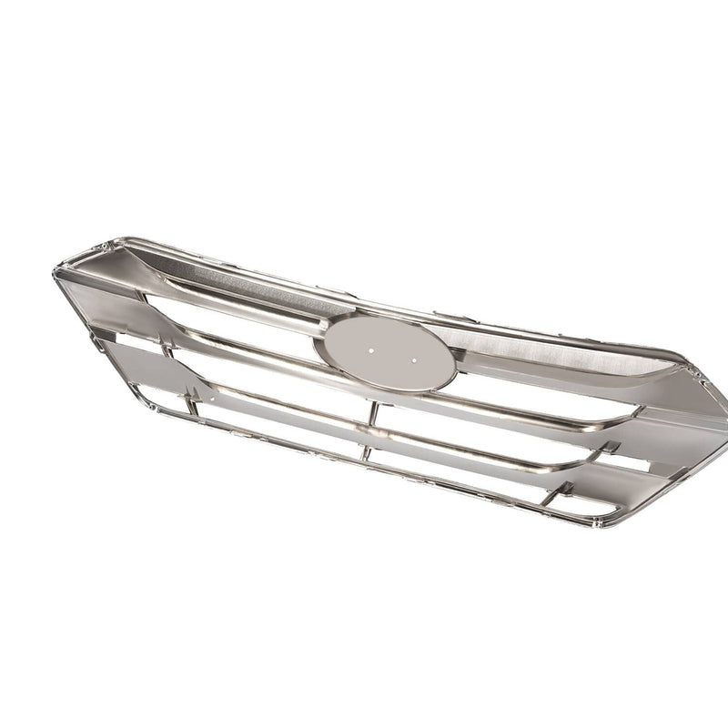 DURAFORCE Front Upper Lower Bumper Grille Set for Hyundai Santa Fe Sport 2013-2016