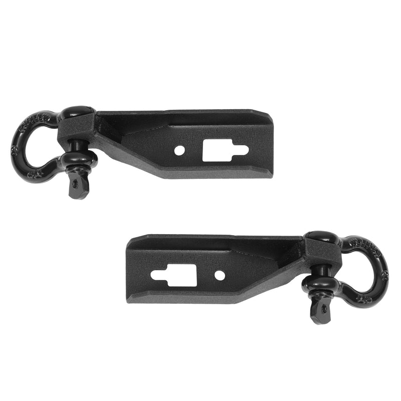 Front Tow Hook Shackle Mount Kit Hardware for Ford F150 F-150 2009-2023 2 Pieces