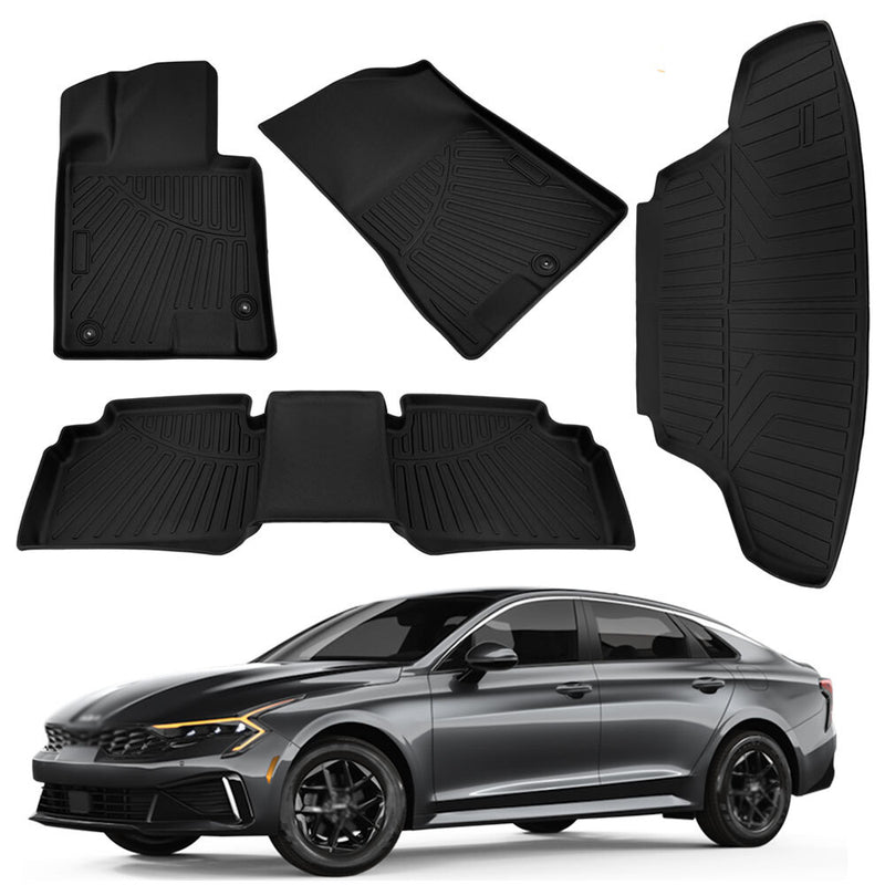 Heavy Duty Floor Mats Cargo Liner for Hyundai Sonata 2020-2024