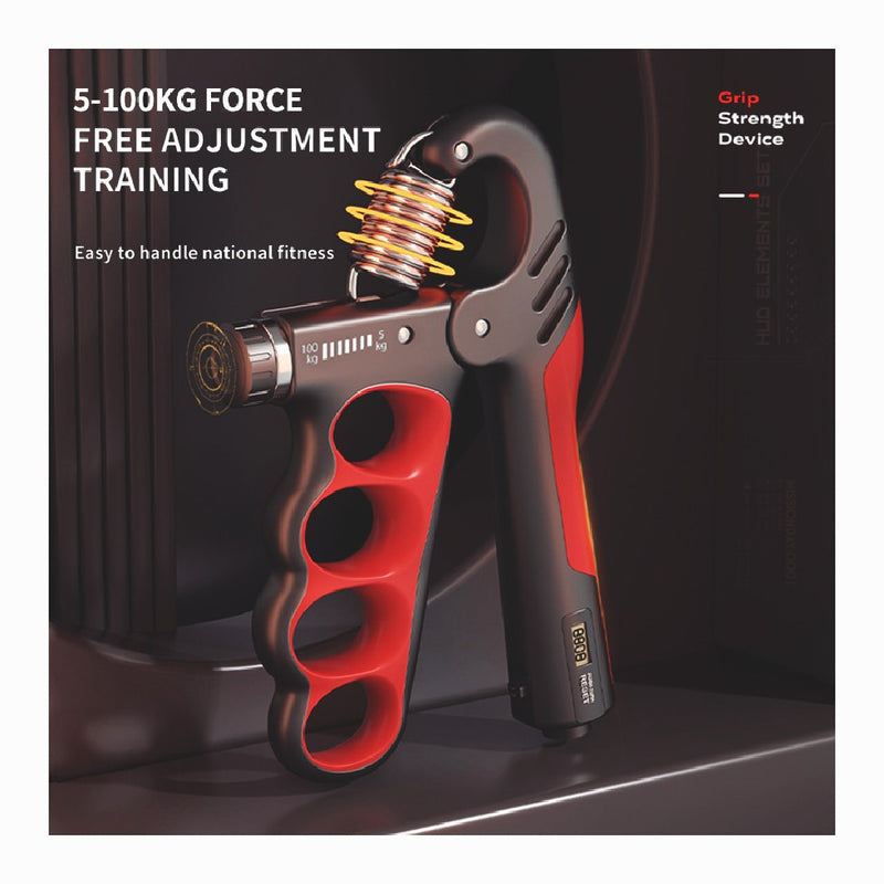 Adjustable Grip Strength Trainer 5-100kg Hand Gripper Workout for Men Women