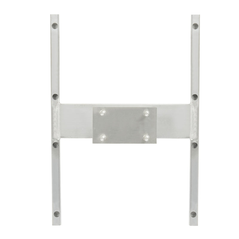 Aluminum H-Mount Trailer Spare Tire Carrier for 6-Lug Wheels w/Hardware