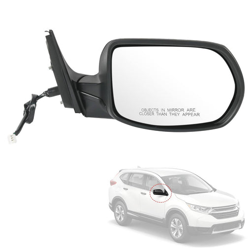 DURAFORCE Passenger Side Power Textured Mirror for Honda CR-V 2017-2022 Built Model