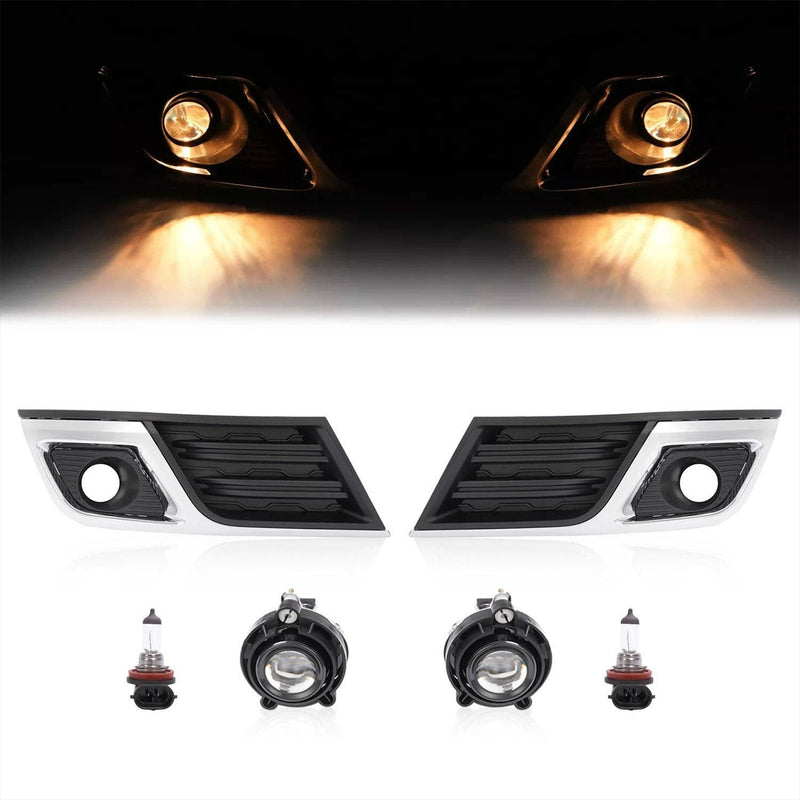 DURAFORCE Driving Fog Lights With Bezels for Chevrolet Traverse 2013-2017 Left Right