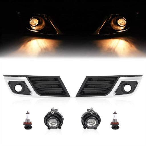 DURAFORCE Driving Fog Lights With Bezels for Chevrolet Traverse 2013-2017 Left Right