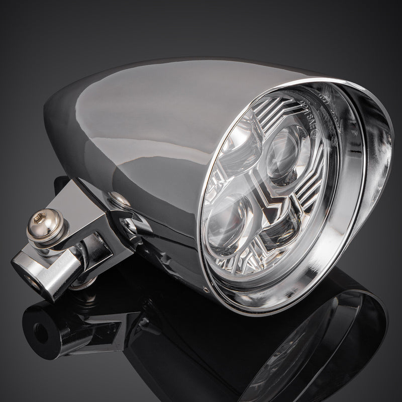 4.5" LED Motorcycle Bullet Vintage Head Lamp for Harley Dyna Softail