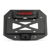 DURAFORCE Spare Tire License Plate With Third Brake Light for Jeep Wrangler JK 2007-2018