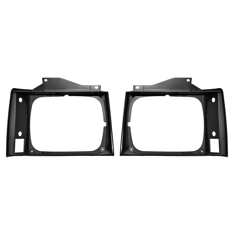 ABS Headlight Bezel Door Set for Chevrolet S10 for GMC S15 Jimmy 1982-1990 Pair