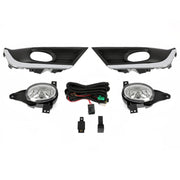 DURAFORCE For 2017 2018 2019 Honda CR-V CRV Front Fog Lights Lamps w/Bulbs+Switch+Wiring