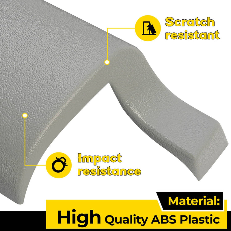 DURAFORCE Gray Door Panel Arm Rest Repair Caps Covers ABS for Astro Safari 1996-2005 Pair
